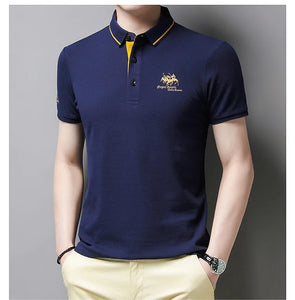 Polo brodé luxe été 2024 / New Summer Korean  Embroidered Polo Shirt Men's Luxury