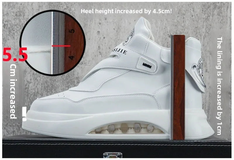 Sneakers Montantes Homme – Chaussures Casual Légères Respirantes Semelle Épaisse