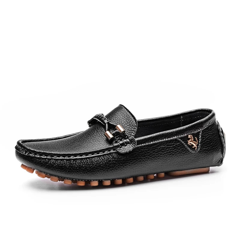 Mocassins Homme Sans Lacets – Chaussures Plates Respirantes & Confortables | Tailles 37-48 | Blanc, Noir, Bleu, Marron