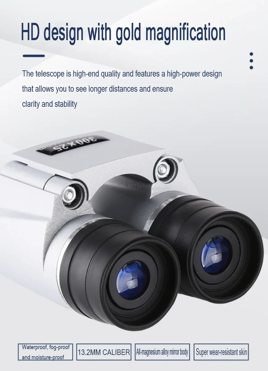Jumelles Monoculaire HD 500x – Télescope Portable Étanche BAK4 | Camping, Randonnée, Concerts