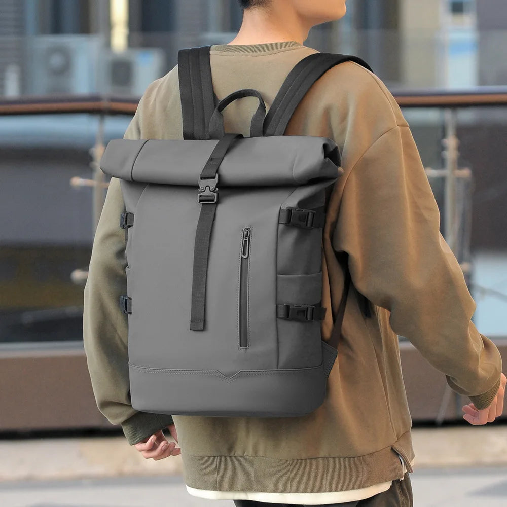 Sac à Dos Tendance Unisexe – Compartiment Laptop, Grande Capacité, Style Casual Premium - kadopascher