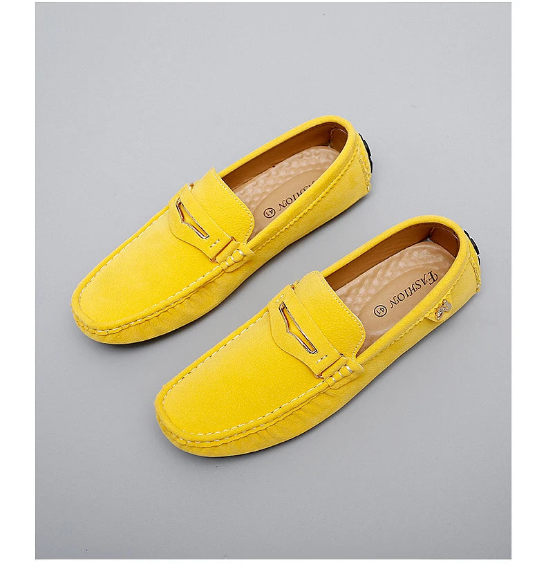 Chaussures Bateau Homme Style Britannique - Mocassins Slip-On Casual