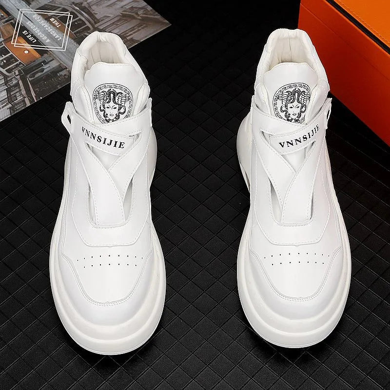 Sneakers Montantes Homme – Chaussures Casual Légères Respirantes Semelle Épaisse
