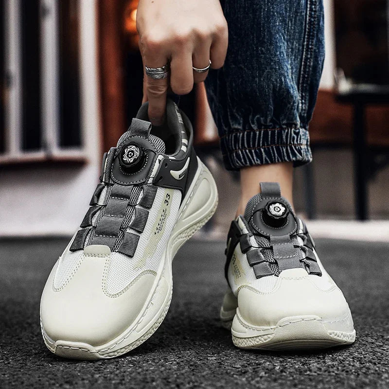 Baskets Homme Boucle Rotative - Sneakers Outdoor Antidérapantes Durables