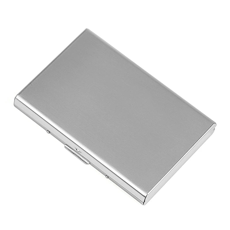1pc Card Holder Men RFID Blocking Aluminum Metal Slim Wallet Money Bag Anti-scan Credit Card Holder Thin Case Small Male Wallet - kadopascher