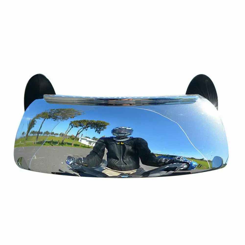 Rétroviseur Moto Angle Mort 180° – Miroir Convexe HD Universel Pare-brise