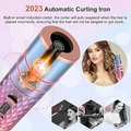 AA51 Cordless Automatic Hair Curler - Portable Rechargeable Auto Rotation