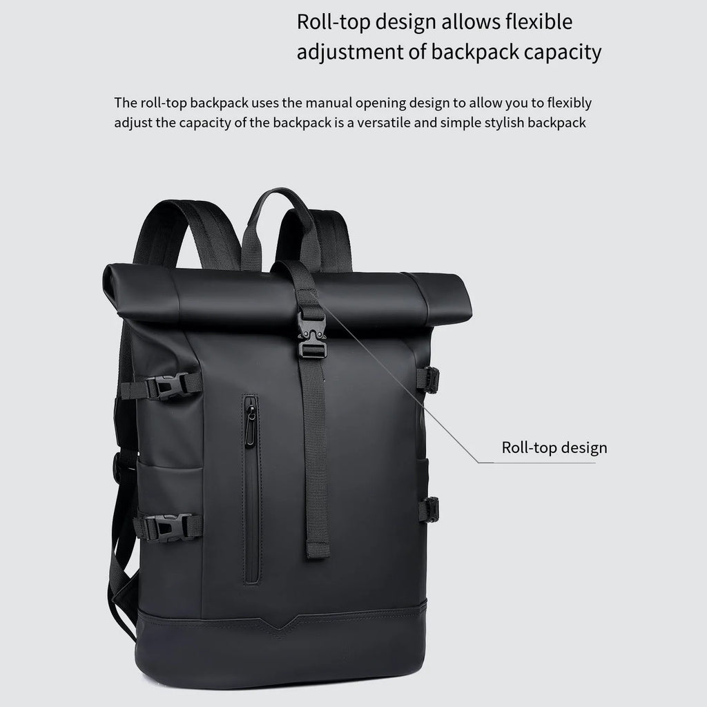 Sac à Dos Tendance Unisexe – Compartiment Laptop, Grande Capacité, Style Casual Premium - kadopascher