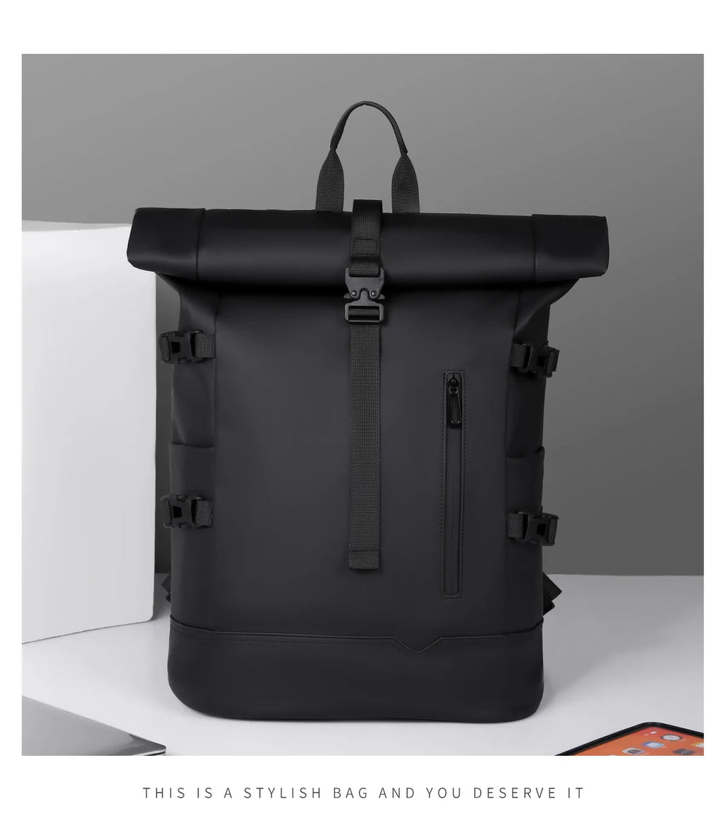 Sac à Dos Tendance Unisexe – Compartiment Laptop, Grande Capacité, Style Casual Premium - kadopascher