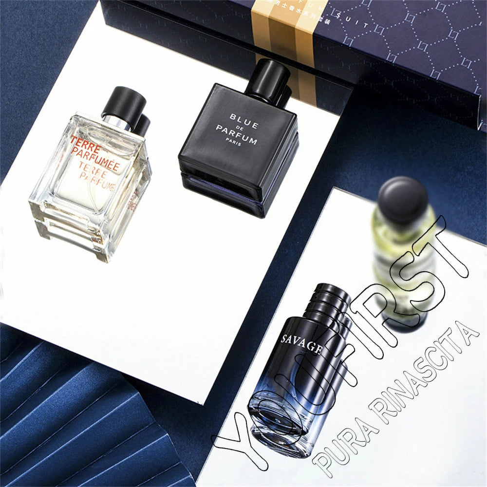 Coffret Parfum Homme Luxe - 4 Fragrances 100ml Cadeau Premium