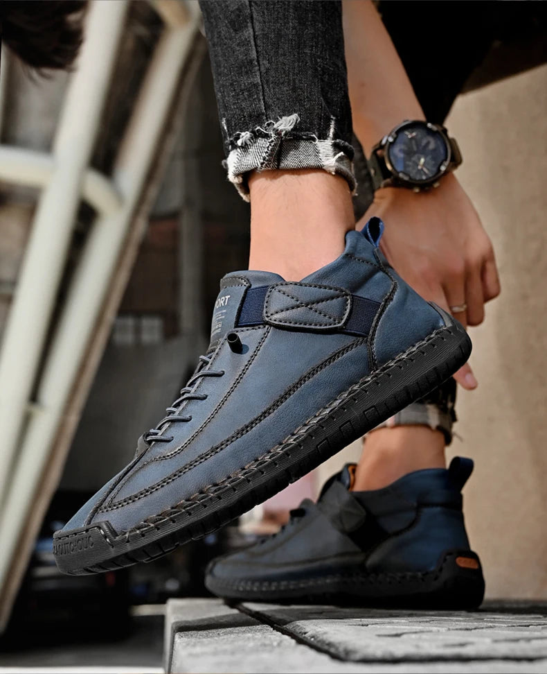 Chaussures cuir véritable entièrement faite a la main 
Handmade Leather Men Shoes - kadopascher