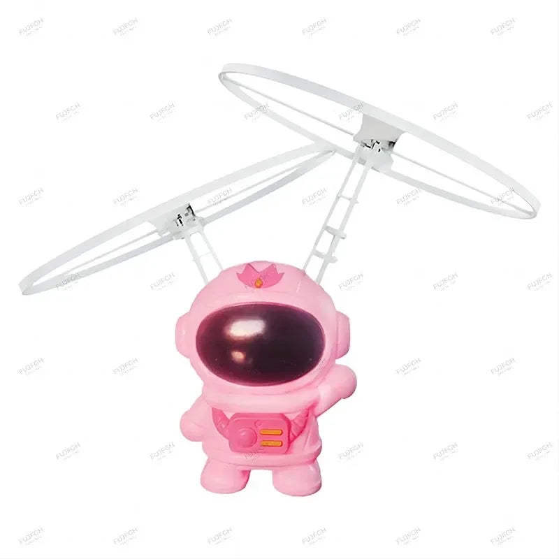 Robot Astronaute Volant Lumineux Lévitation UFO - Jouet Interactif LED - kadopascher