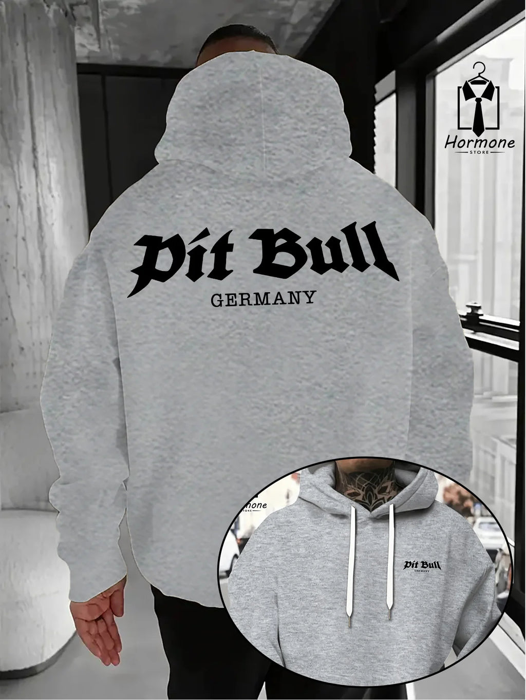 Sudadera con capucha de Pit Bull para hombre