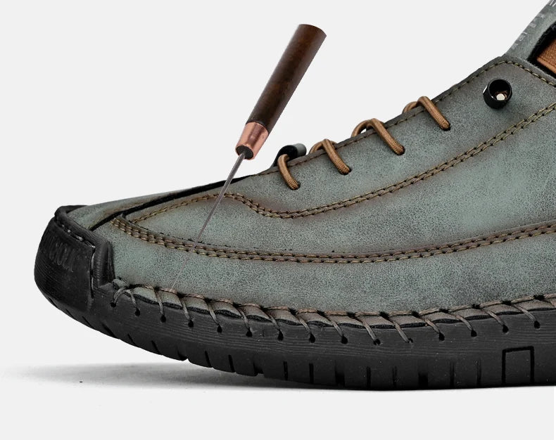 Chaussures cuir véritable entièrement faite a la main 
Handmade Leather Men Shoes - kadopascher