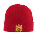 Bonnet Maroc Morocco Of Arms Hiver - Beanie Patriote Chaud Unisexe - kadopascher