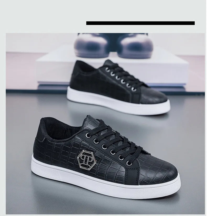 Zapatos de cuero transpirables de lujo para hombre: casuales, elegantes y de primera calidad.