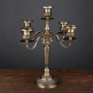 Chandelier / European Style Candle Holders Wedding Retro Household Western Food Romantic Candlelight Dinner