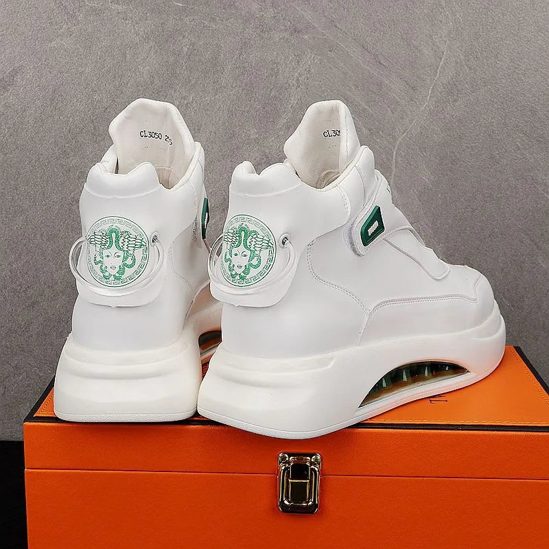 Sneakers Montantes Homme – Chaussures Casual Légères Respirantes Semelle Épaisse