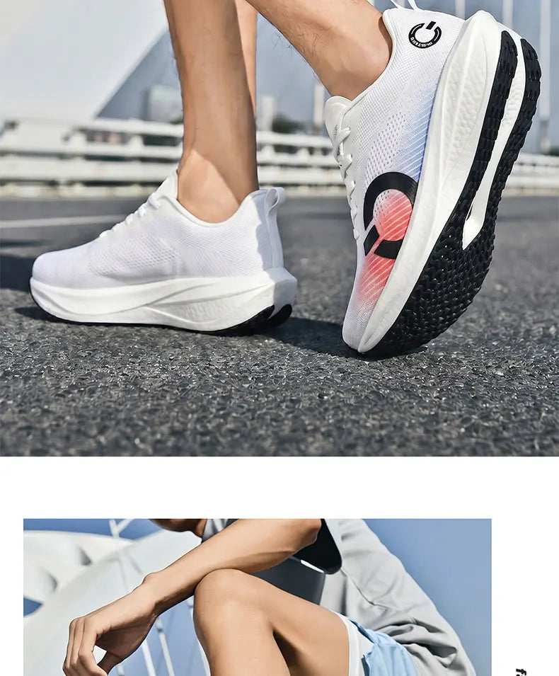 Chaussures Running Homme Respirantes – Mesh, Amorti EVA, Antidérapantes