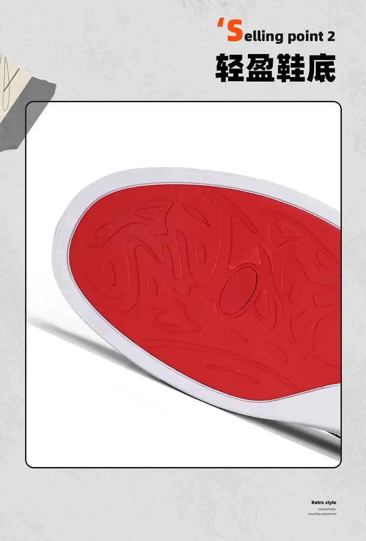 Zapatillas punk para hombre con remaches metálicos - Zapatos de calle antideslizantes premium 2026