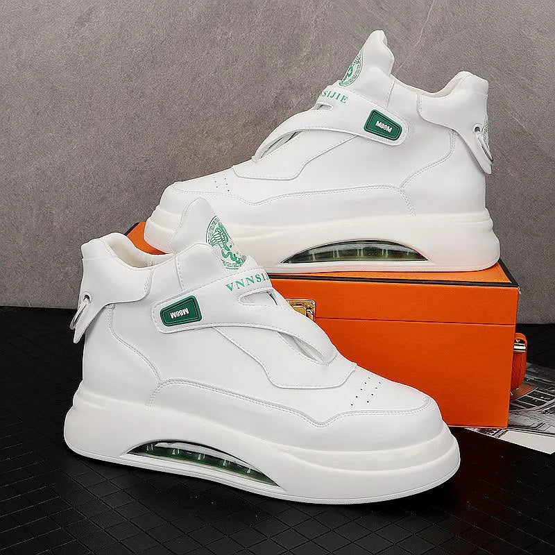 Sneakers Montantes Homme – Chaussures Casual Légères Respirantes Semelle Épaisse