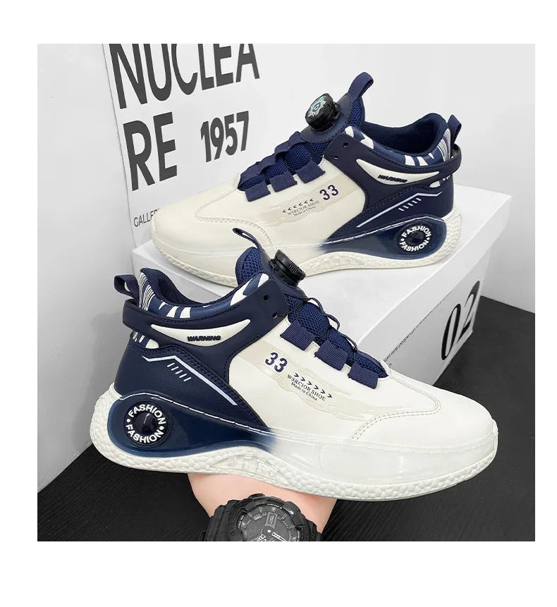 Baskets Homme Boucle Rotative - Sneakers Outdoor Antidérapantes Durables