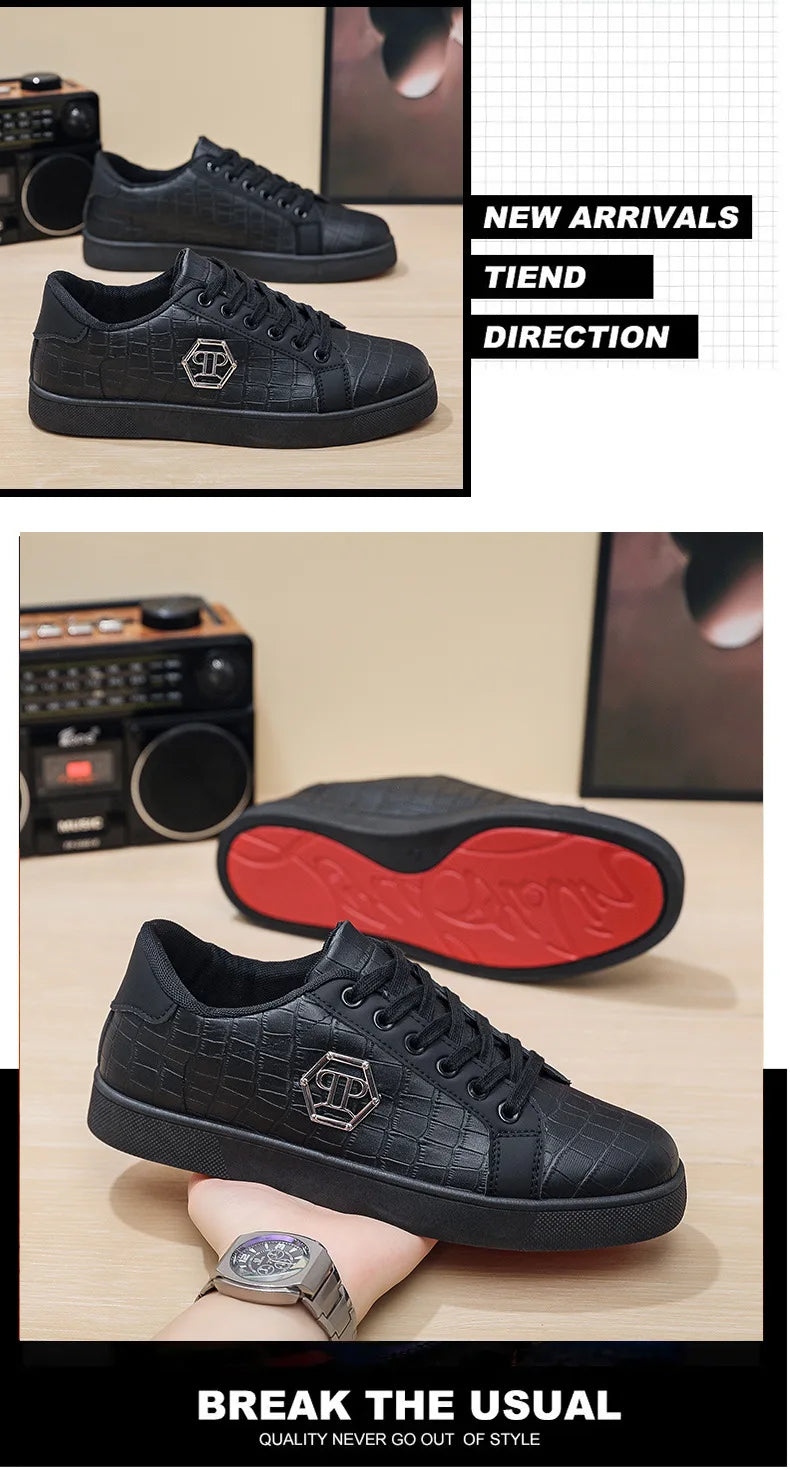 Zapatos de cuero transpirables de lujo para hombre: casuales, elegantes y de primera calidad.