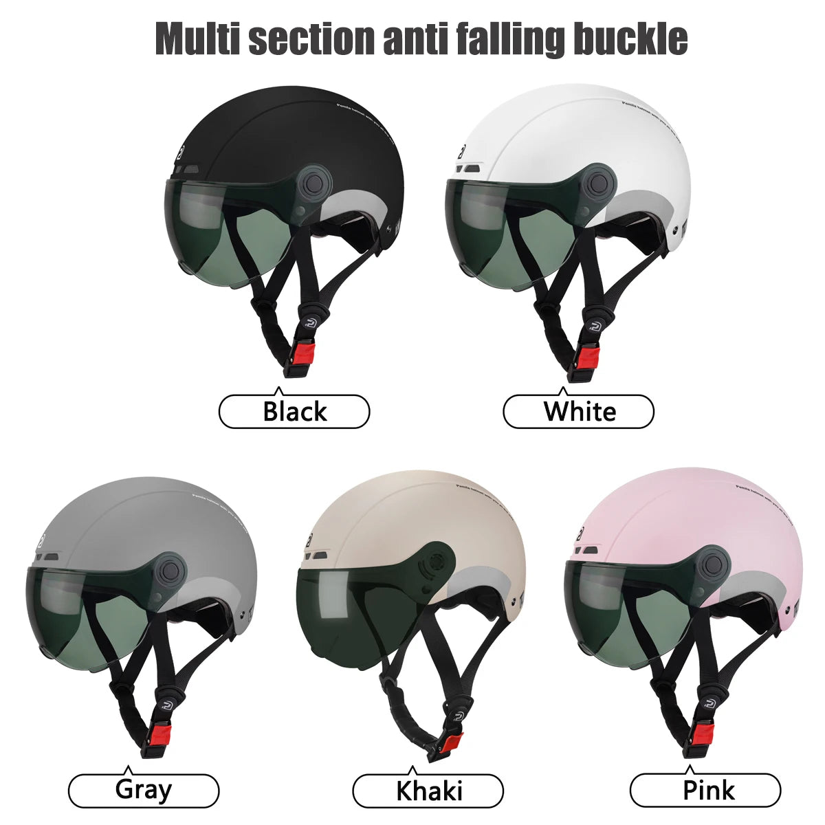 Casque Vélo PEMILA V-08T avec Lunettes HD Intégrées – Protection 4 Saisons | MTB Route E-Bike - kadopascher