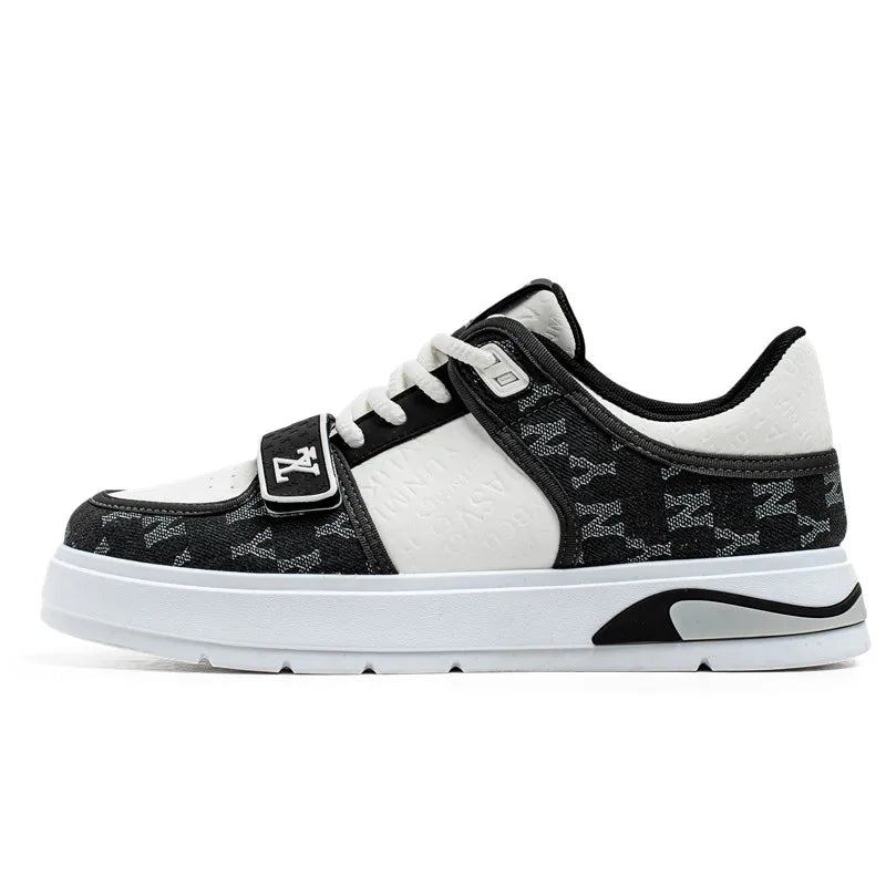 Sneakers Homme Bleu Streetwear 2025 - Chaussures Hip Hop Skate Hiver Designer