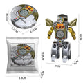 Robot transformer pocket / New 360 Rotating Ball Deformation Robot Fingertip Gyro Decompression Toy, Anti-compression Adult Sensory Toys, Children's Gifts