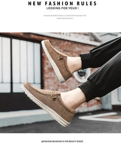 Chaussures bateaux été en toile collection 2025
Men 2024 New Leisure Sneakers Spring Summer - kadopascher