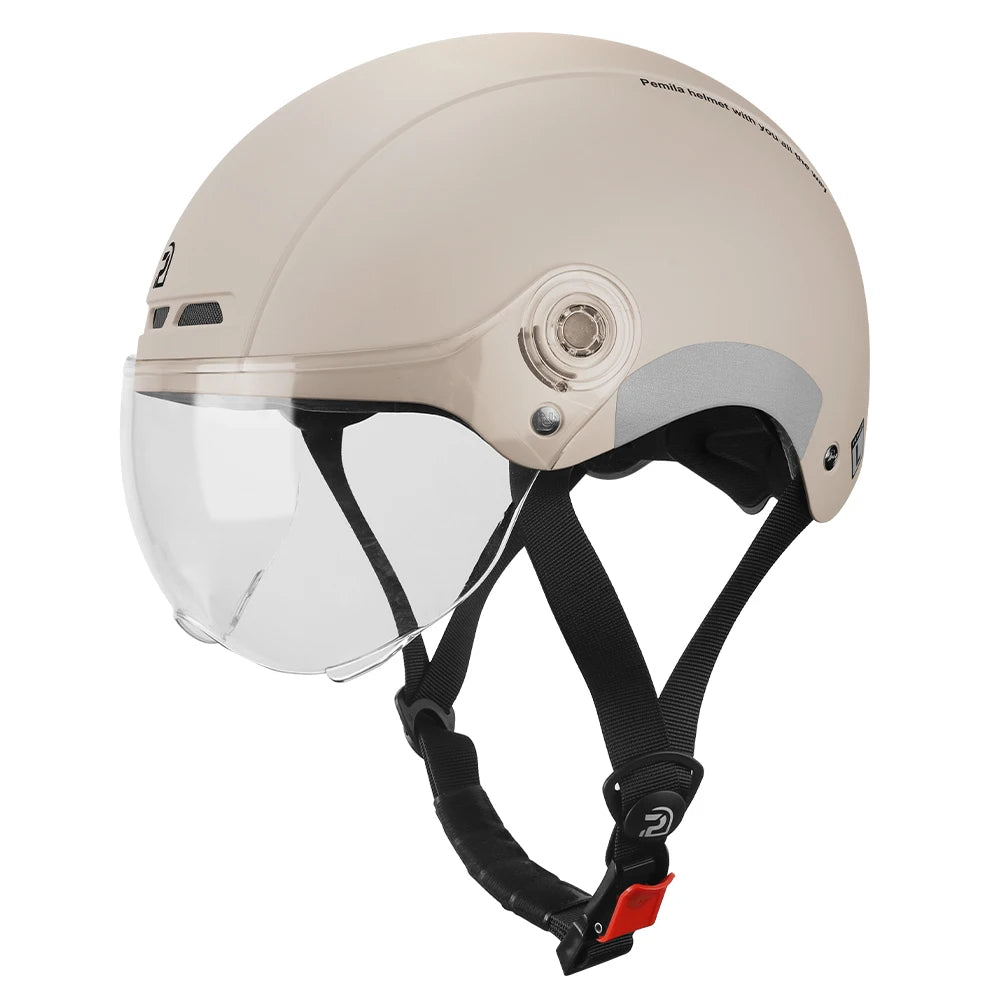 Casque Vélo PEMILA V-08T avec Lunettes HD Intégrées – Protection 4 Saisons | MTB Route E-Bike - kadopascher