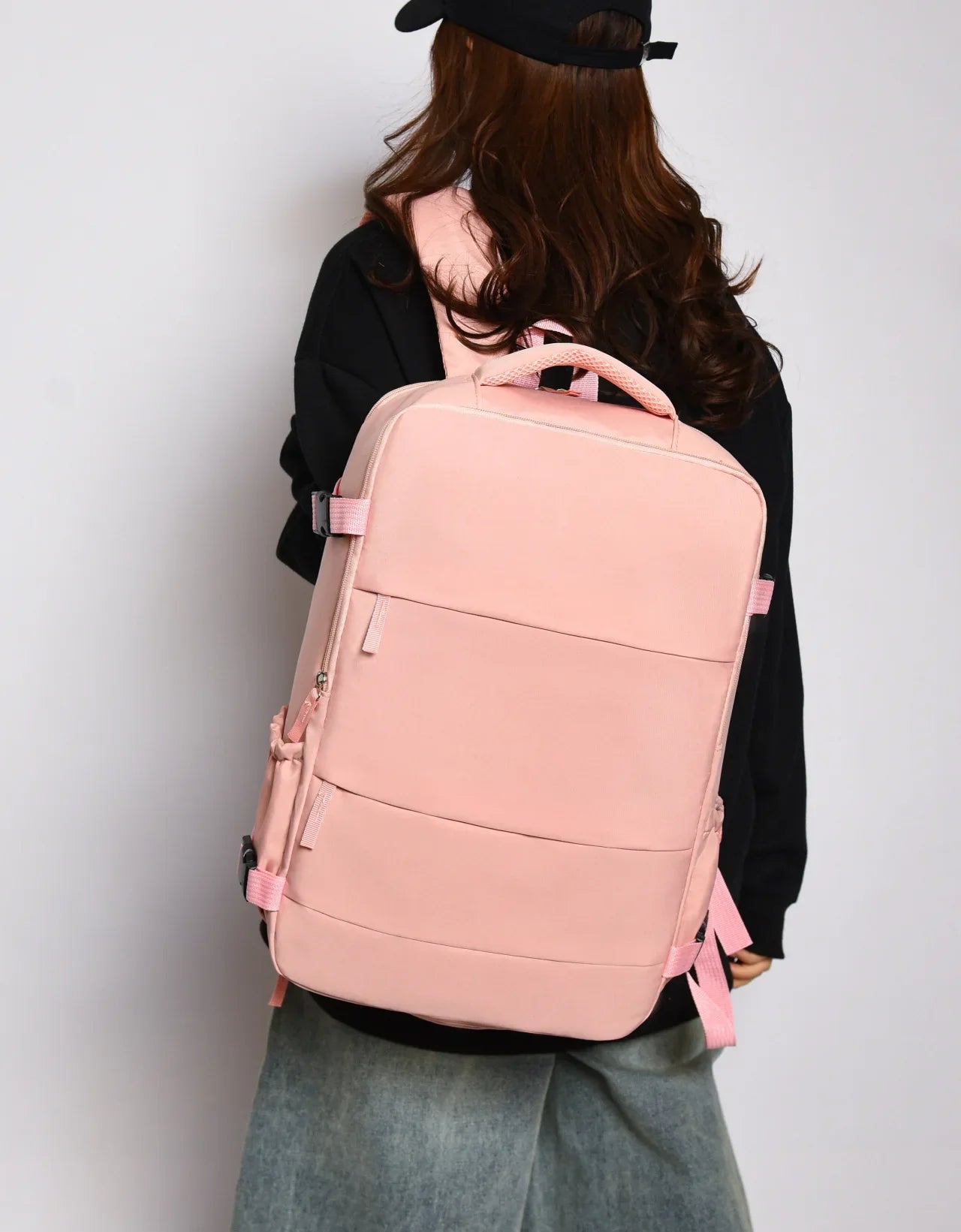 Couples Leisure Lightweight Backpack Travel Backpack Female New Backpack Student Schoolbag Large Capacity Travel Commuter Luggag - kadopascher