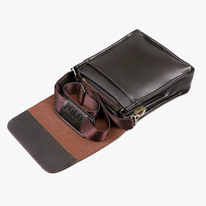 Sacoche cuir POLO Homme - kadopascher