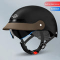 Casque Moto Demi-Jet MOWK – Vintage Respirant Homme Femme Scooter Électrique