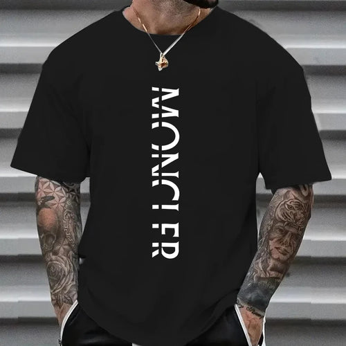 T-shirt MONCLER Homme luxe chic 
Summer Fashion Luxury Brand Y2KT-shirt 100%Cotton - kadopascher