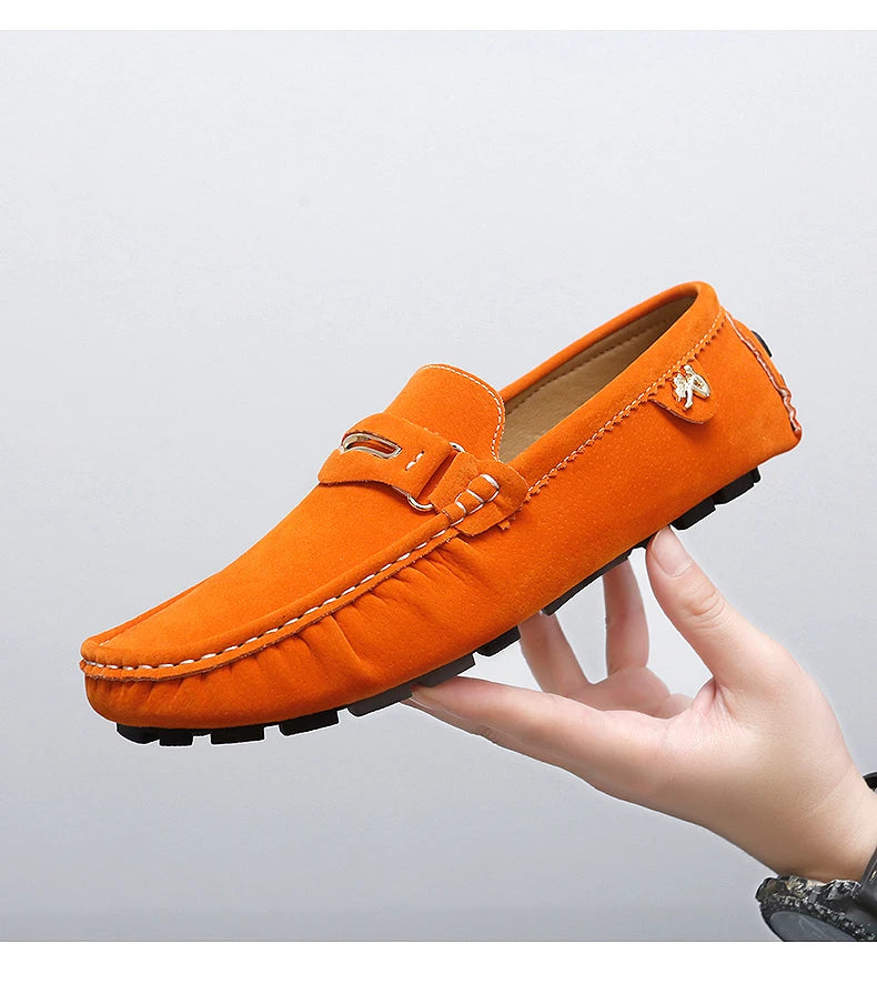 Chaussures Bateau Homme Style Britannique - Mocassins Slip-On Casual