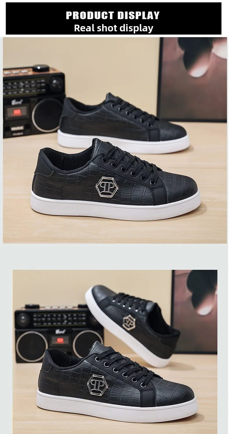 Zapatos de cuero transpirables de lujo para hombre: casuales, elegantes y de primera calidad.