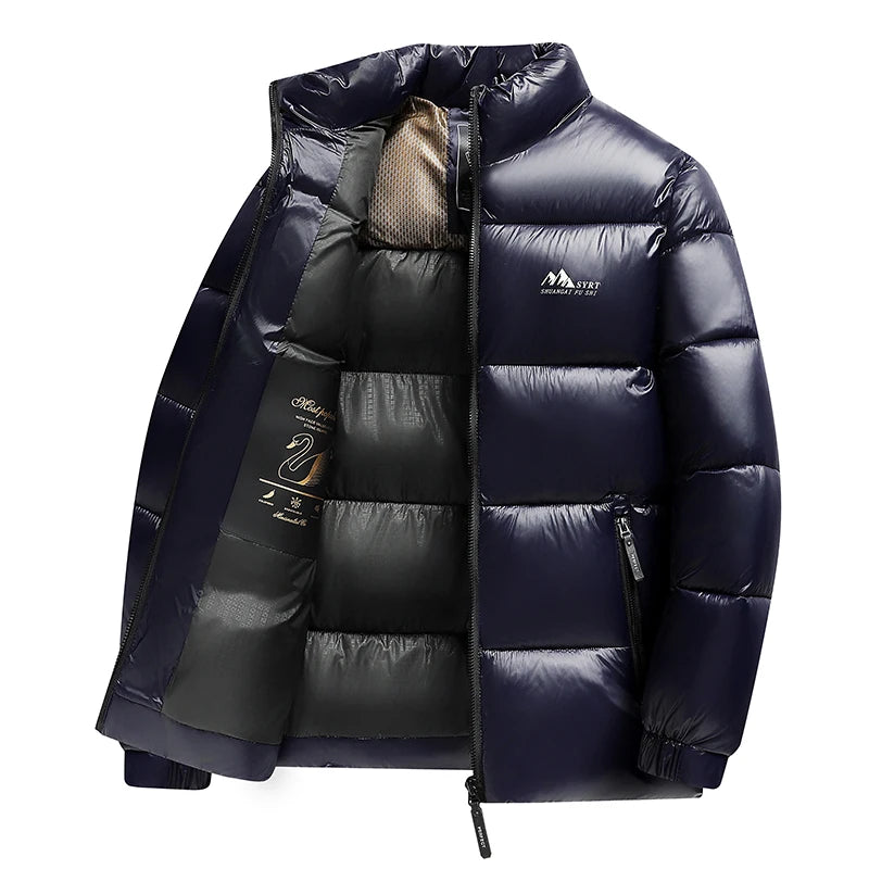 Chaqueta de plumón gruesa para hombre, invierno 2026