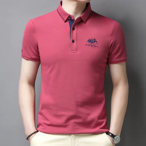 Polo brodé luxe été 2024 / New Summer Korean  Embroidered Polo Shirt Men's Luxury