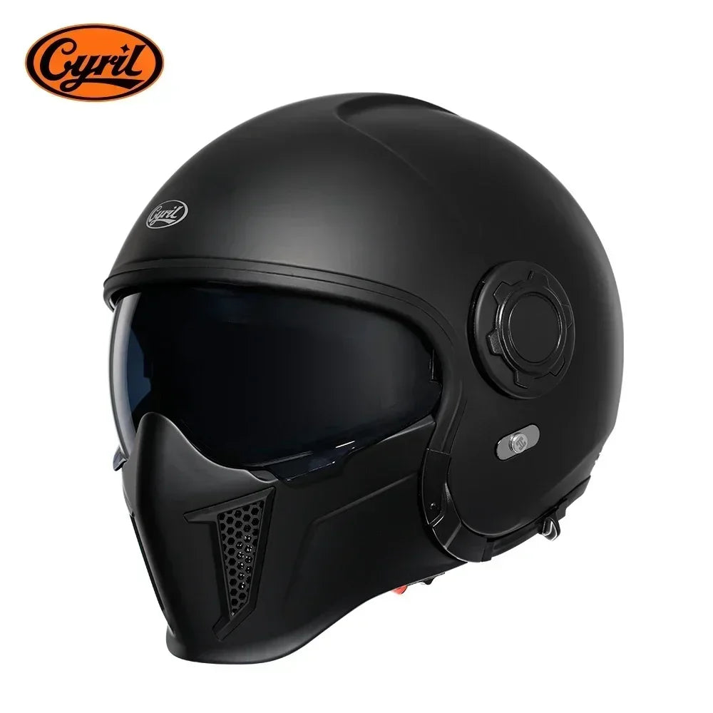 Casque Moto Modulable CYRIL OP12A – Homologué DOT/ECE Double Visière