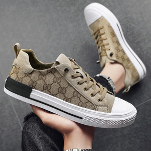 Chaussures luxe habillé homme / Men's Canvas Shoes Low Sneaker