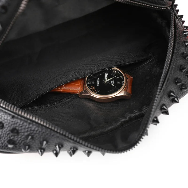 Luxury Chic Leather Men's Handbag - Elegant Business Fashion Clutch 2026