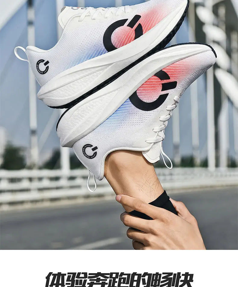 Chaussures Running Homme Respirantes – Mesh, Amorti EVA, Antidérapantes