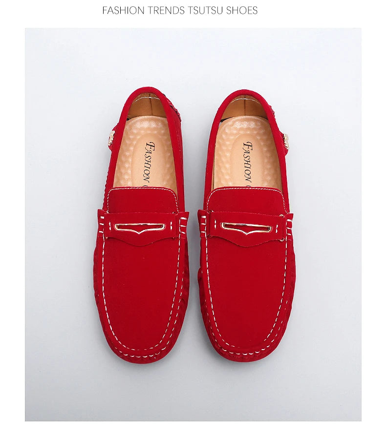 Chaussures Bateau Homme Style Britannique - Mocassins Slip-On Casual