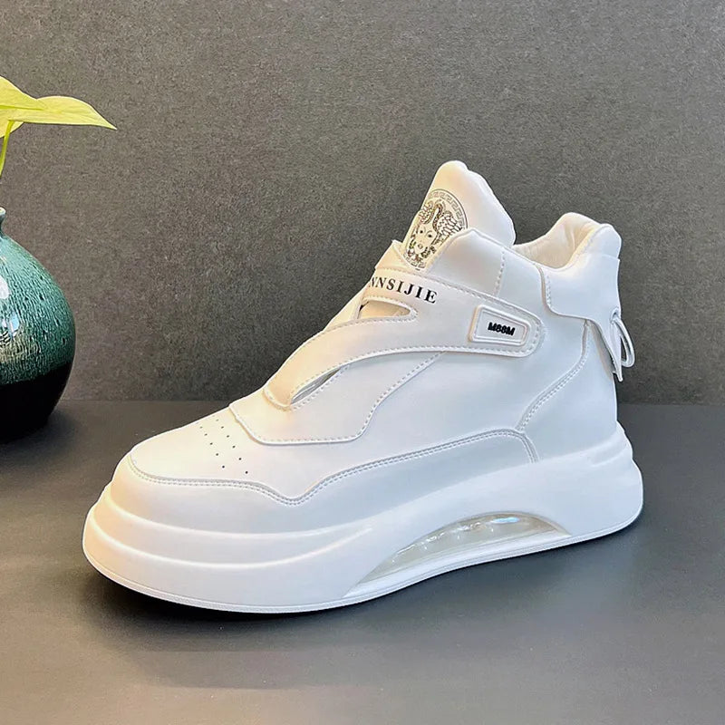 Sneakers Montantes Homme – Chaussures Casual Légères Respirantes Semelle Épaisse