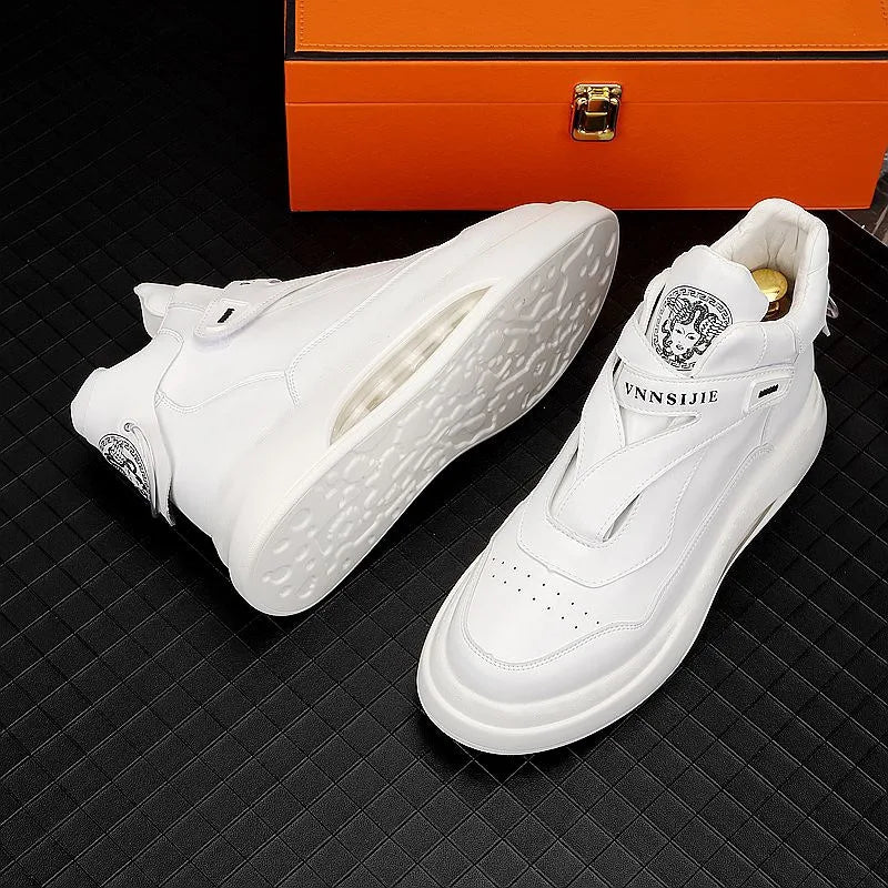 Sneakers Montantes Homme – Chaussures Casual Légères Respirantes Semelle Épaisse