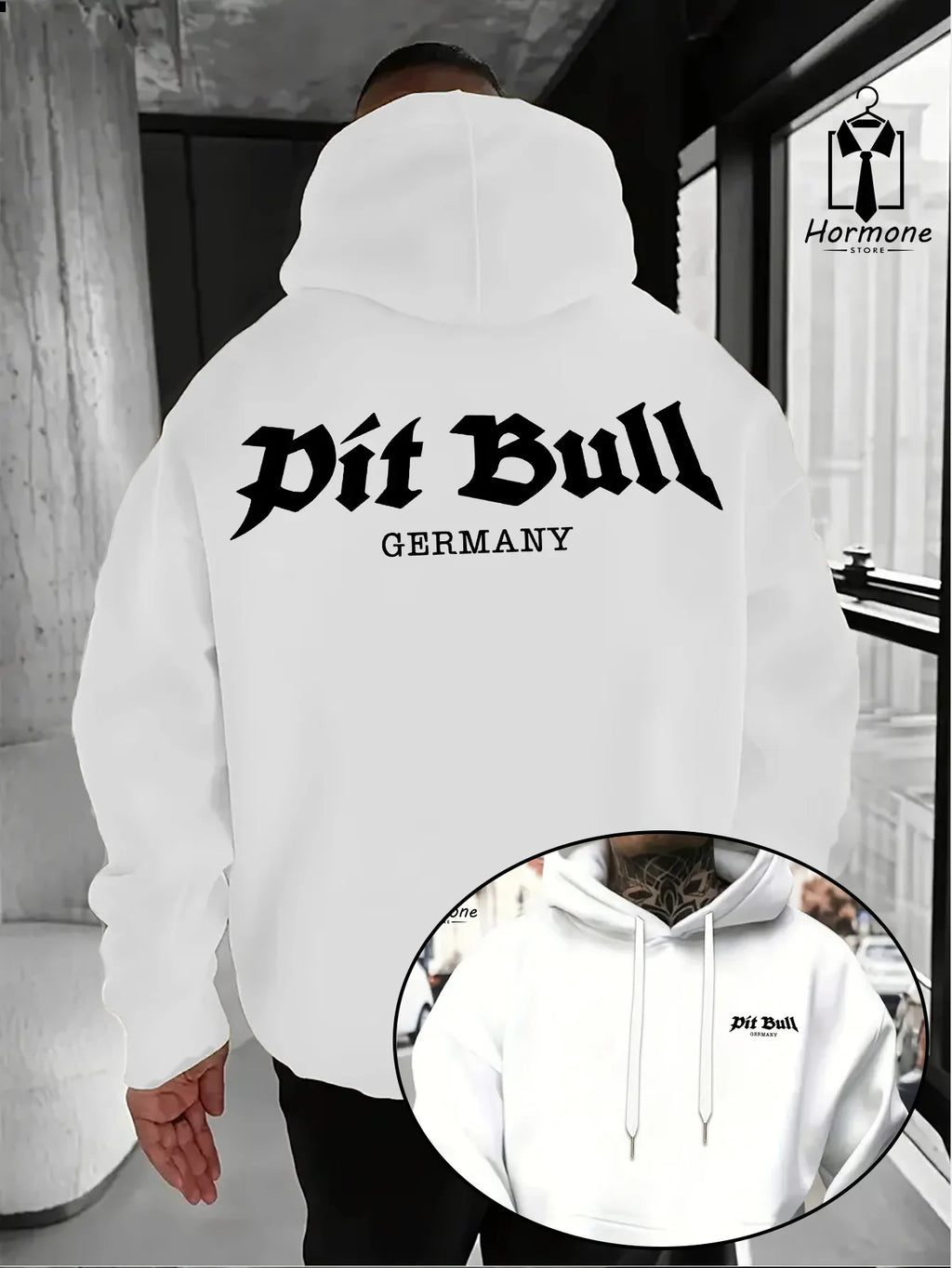 Sudadera con capucha de Pit Bull para hombre
