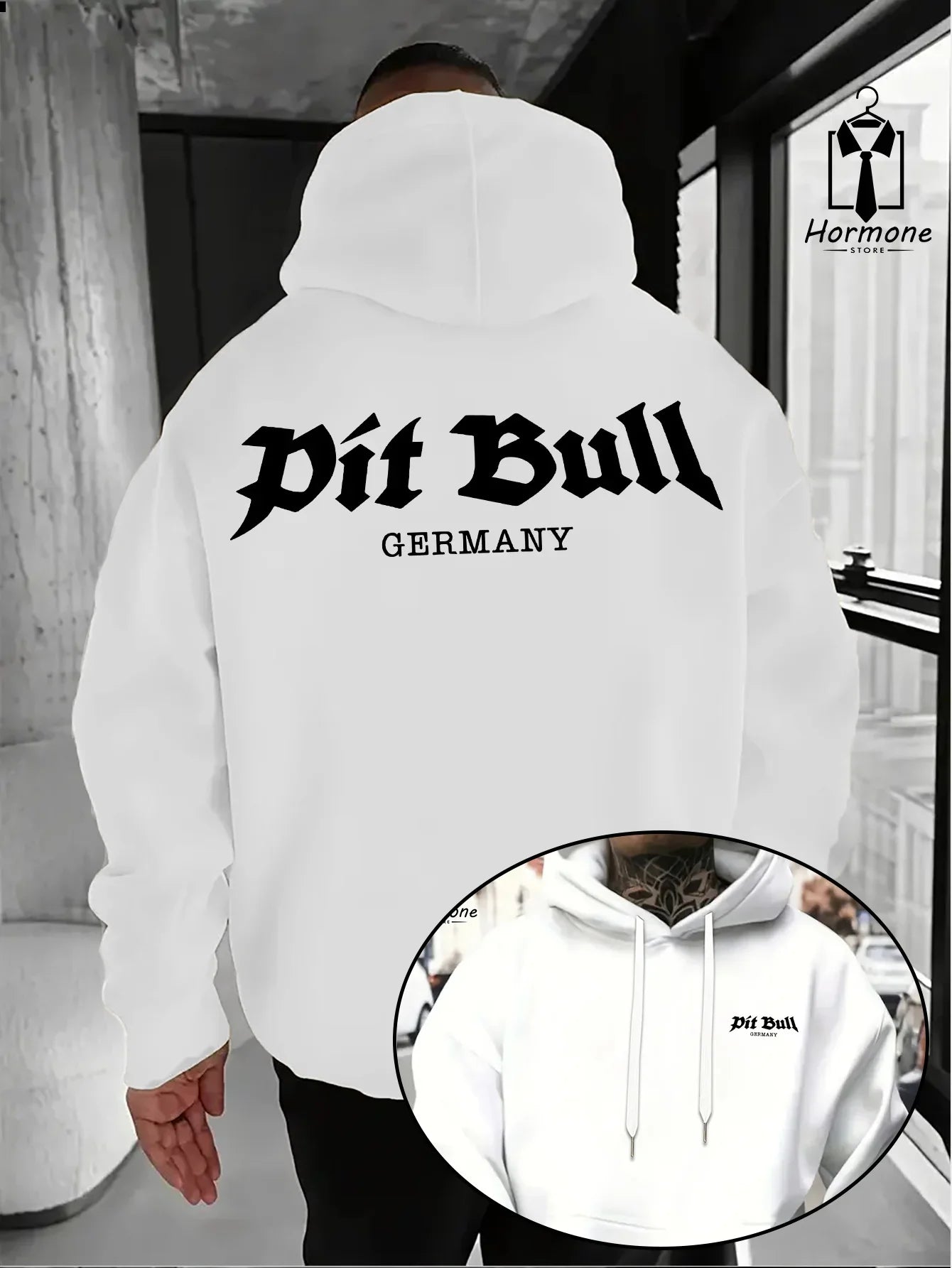 Sudadera con capucha de Pit Bull para hombre