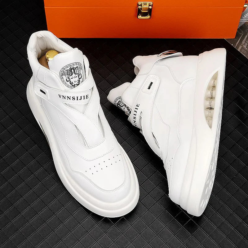 Sneakers Montantes Homme – Chaussures Casual Légères Respirantes Semelle Épaisse